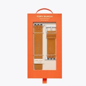 NEW TORY BURCH MILLER BAND FOR APPLE WATCH TAN LEATHER 38 MM - 40 MM
TB